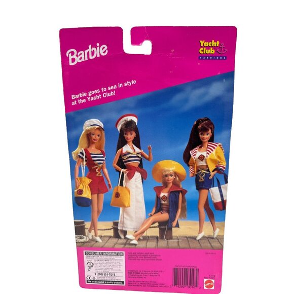 Vintage NIP 1994 Mattel Barbie Yacht Club Fashions Rain Slicker Beach Bag 13021 - Picture 2 of 2
